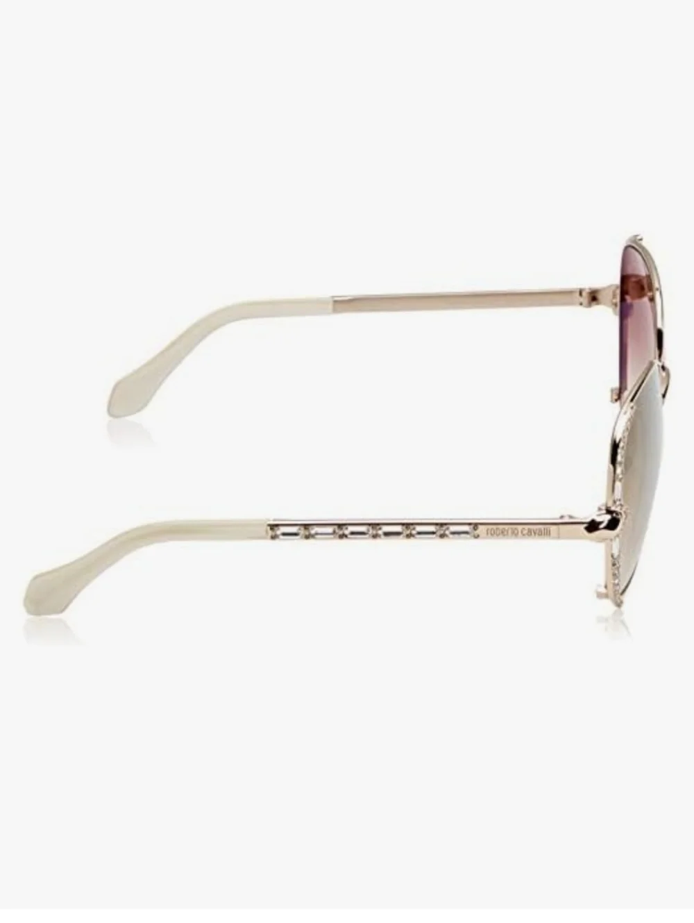 ROBERTO CAVALLI SUBRA RC974S 28G GOLD GRADIENT BROWN SQUARE SUNGLASSES. 56mm NIB
